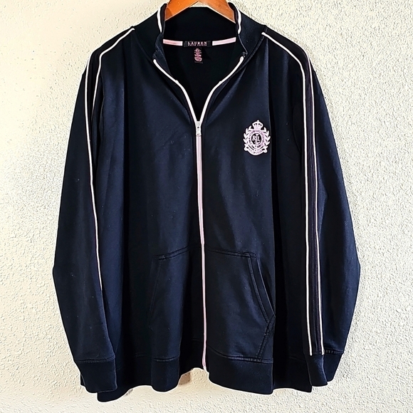 Lauren Ralph Lauren Zip Up Sweater. - Picture 1 of 4